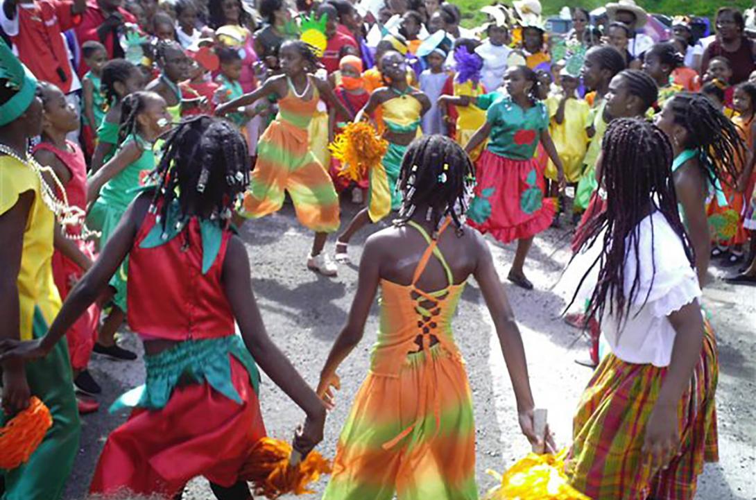 Chabut Martinique carnival dancers